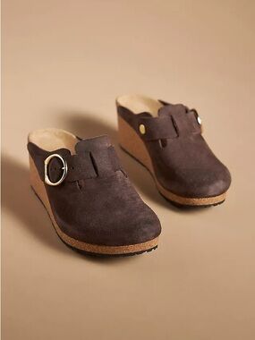 New Birkenstock Fanny Clog Wedge Size 38